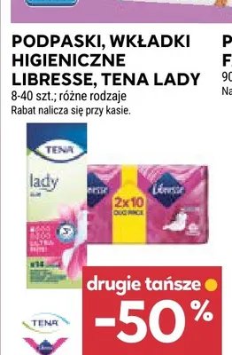 Wkładki higieniczne Tena Lady promocja w Stokrotka