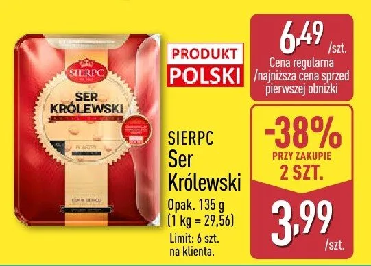 Ser Królewski promocja w Aldi