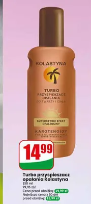 Turbo przyspieszacz opalania do twarzy i ciała Kolastyna promocja w Dino