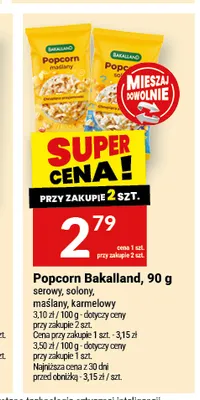 Popcorn Bakalland maślany promocja w Twój Market
