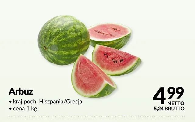 Arbuz kraj poch. Hiszpania/Grecja promocja w Makro