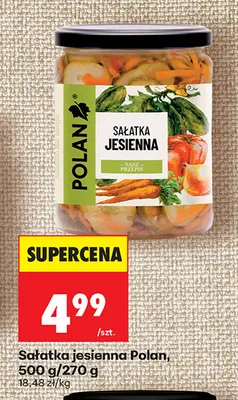 Sałatka jesienna Polan promocja w Biedronka