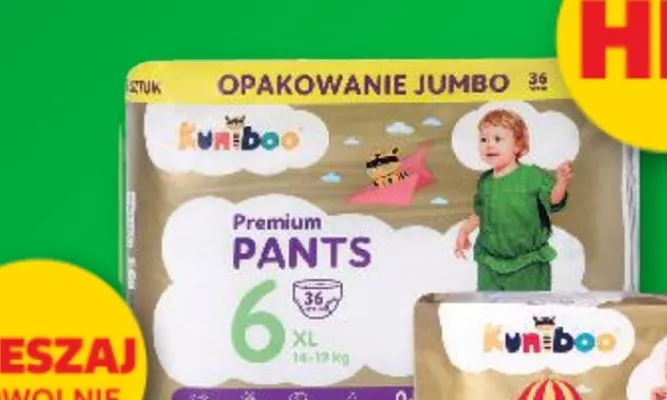 Pieluchomajtki Premium Pants rozmiar 6 XL promocja w Kaufland