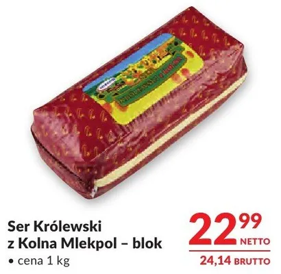 Ser Królewski - Kolna Mlekpol - blok promocja w Makro