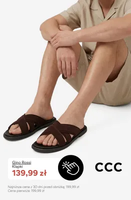 Klapki Gino Rossi promocja w CCC