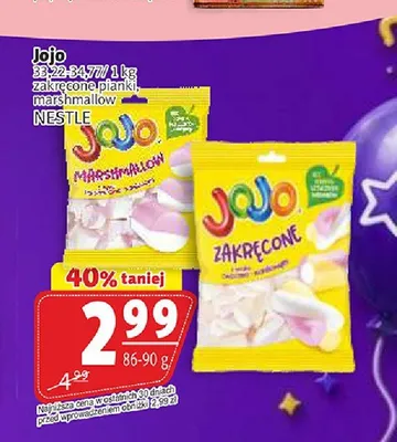 Pianki Jojo Zakręcone Nestle 86-90g promocja w Prim Market