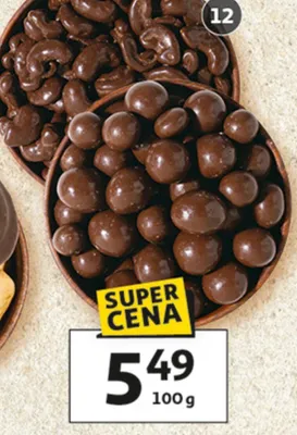 Orzechy nerkowca, agrest, pomelo lub kokos w czekoladzie promocja w Auchan