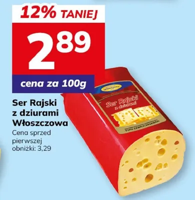 Ser Rajski z dziurami Moszczewo promocja w Hitpol