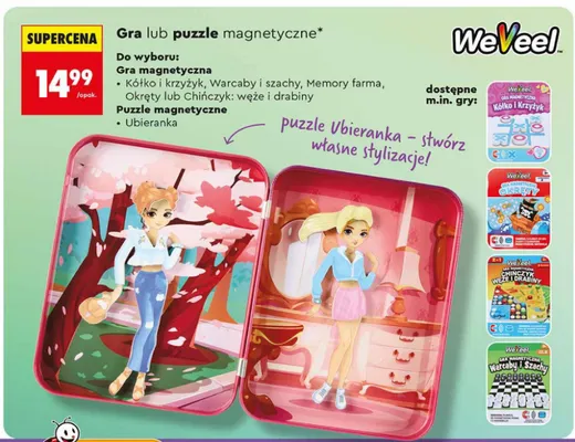 Gra magnetyczna Kółko i krzyżyk promocja w Biedronka
