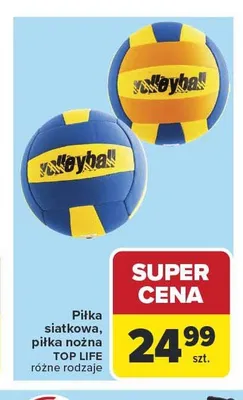 Piłka TOP LIFE promocja w Carrefour