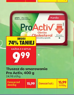 Tłuszcz do smarowania Pro Activ promocja w Biedronka