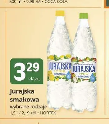 Woda smakowa Jurajska Jabłko promocja w Marketvita