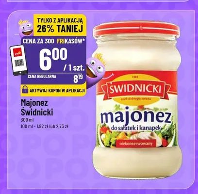 Majonez Świdnicki promocja w POLOmarket