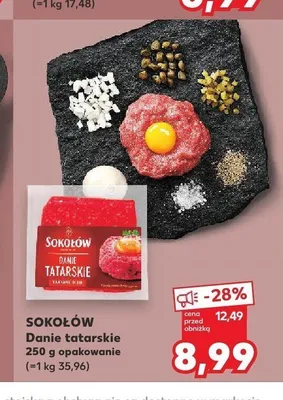 Danie tatarskie Sokołów promocja w Kaufland