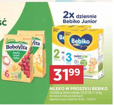 Kaszka ryżowa malina BoboVita promocja w Stokrotka