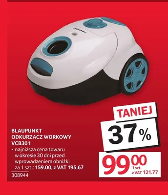Odkurzacz workowy VCB301 Blaupunkt promocja w Selgros
