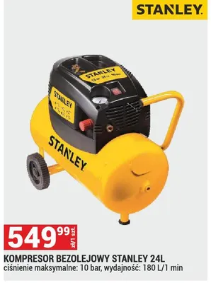 Kompresor bezolejowy 24L promocja w Merkury Market