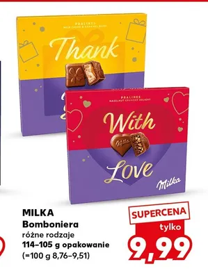 Bomboniera Milka promocja w Kaufland
