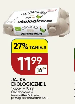 Jajka kurze ekologiczne L Kokoszka Ekolóżka promocja w Chata Polska