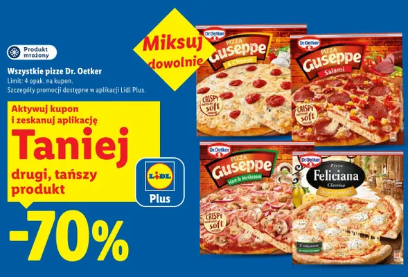 Pizza Dr. Oetker Guseppe Salami promocja w Lidl