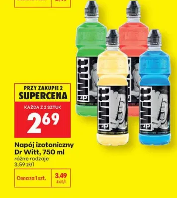 Napój izotoniczny Dr Witt promocja w Biedronka