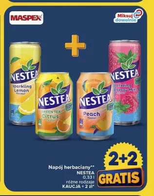 Napój herbaciany Nestea Sparkling Lemon promocja w Carrefour