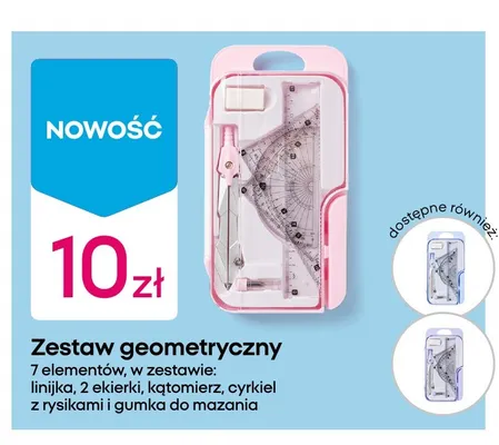 Zestaw geometryczny 7-elementowy promocja w Pepco