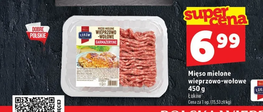 Miśo mielone wieprzowo-wołowe Łuków promocja w TOPAZ