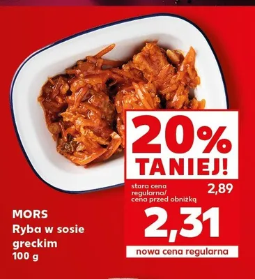 Ryba w sosie greckim MORS promocja w Kaufland