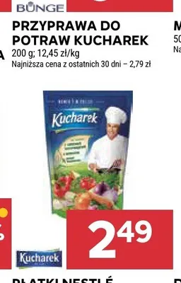 Przyprawa do potraw Kucharek promocja w Stokrotka