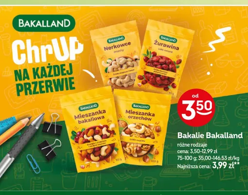 Żurawina całe owoce Bakalland promocja w Żabka