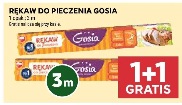 Rękaw do pieczenia gosia promocja w Stokrotka