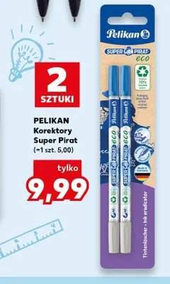 Korektory Super Pirat 2-pak Pelikan promocja w Kaufland