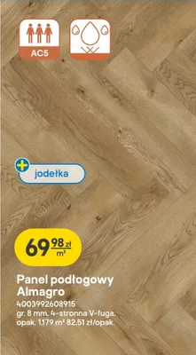 Panel podłogowy Almagro promocja w Castorama