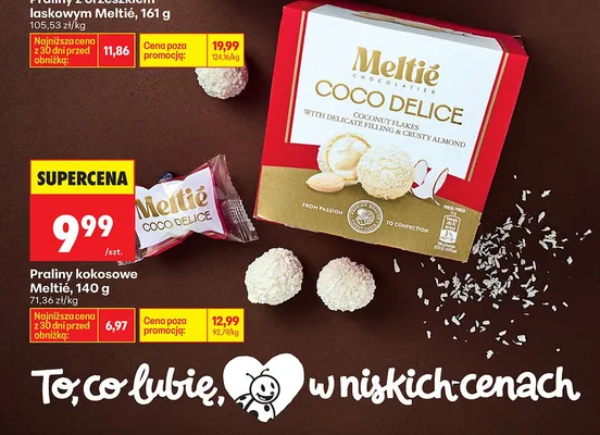 Praliny kokosowe promocja w Biedronka