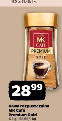 Kawa rozpuszczalna MK Café Premium Gold promocja w Netto