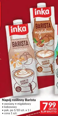 Napój roślinny Barista migdałowy Inka promocja w Makro