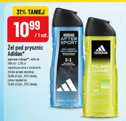 Żel pod prysznic Adidas After Sport promocja w POLOmarket