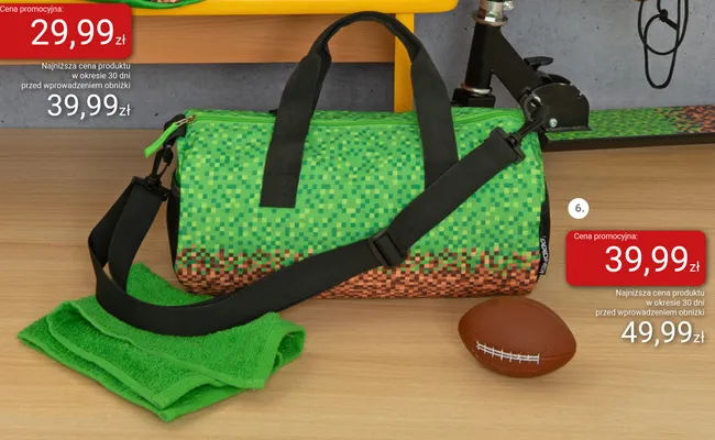 Torba sportowa piksele Kayokki promocja w Smyk