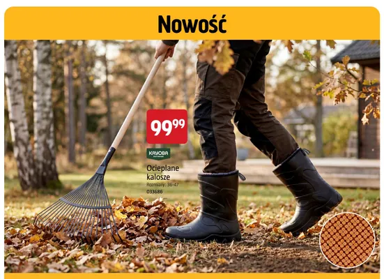 Ocieplane kalosze Kayoba Outdoor promocja w Jula