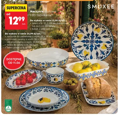 Naczynie do zapiekania 29x18 cm Smukee promocja w Biedronka