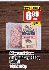 Mięso mielone z łopatki wieprzowej Nikpol promocja w API Market