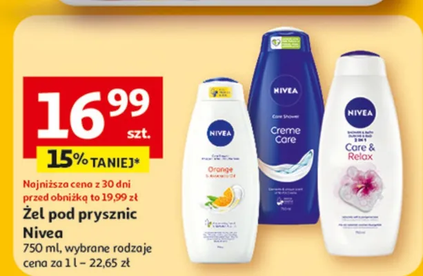 Żel pod prysznic promocja w Auchan