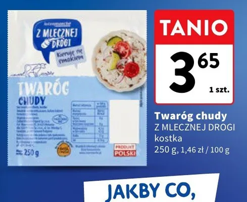 Twaróg chudy Z Mlecznej Drogi kostka promocja w Intermarche