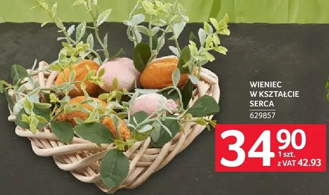 Wieniec w kształcie serca promocja w Selgros