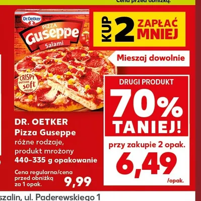 Pizza Guseppe Dr. Oetker promocja w Kaufland