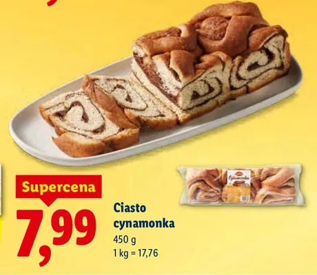 Ciasto cynamonka promocja w Lidl