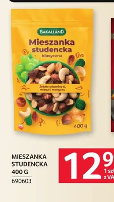 Mieszanka studencka Bakalland promocja w Selgros