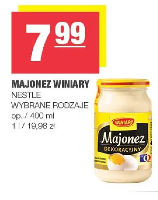 Majonez dekoracyjny Winiary promocja w SPAR