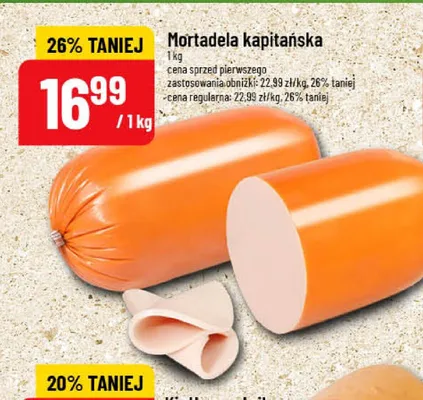 Mortadela kapitańska promocja w POLOmarket